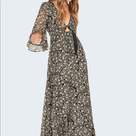 Amuse Society Besos Besos Baby Maxi Dress Sz S NWT - Picture 11 of 11